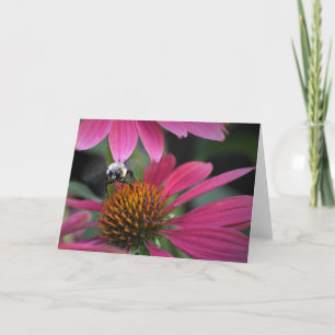 Biene auf Blume, Karte