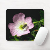 Biene auf Blume Mousepad (Mit Mouse)