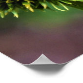 Biene auf Blume Poster (Ecke)