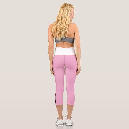 Biene auf Bühne - Rap Vibes Capri Leggings (Rückseite)