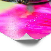 Biene auf Celosia, Ohio Fotodruck (Ecke)