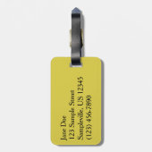 Biene auf Daisy Alaskan Summer Nature Foto Gepäckanhänger (Rückseite vertikal)