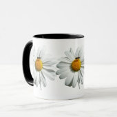 Biene auf Daisy Alaskan Summer Nature Foto Tasse (Vorderseite Links)
