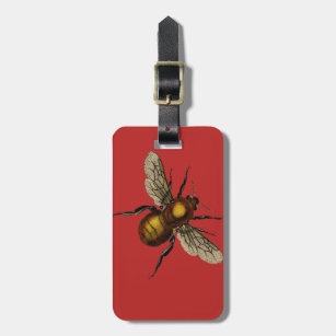 Biene auf dem Scarlet Gepäckanhänger