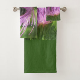 Biene auf dem Siegel Badhandtuch Set