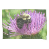 Biene auf dem Siegel Kissenbezug (Vorderseite)