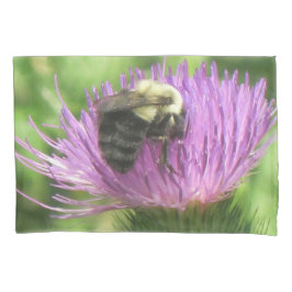 Biene auf dem Siegel Kissenbezug