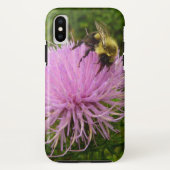 Biene auf der Blume Thistle Nature Case-Mate iPhone Hülle (Rückseite)