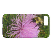 Biene auf der Blume Thistle Nature Case-Mate iPhone Hülle (Rückseite (Horizontal))