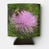 Biene auf der Blume Thistle Nature Dosenkühler (Vorderseite)