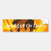 Biene auf einer Blume Autoaufkleber (Vorne)