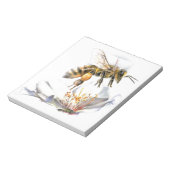 Biene auf einer Blume Notizblock (Rotiert)