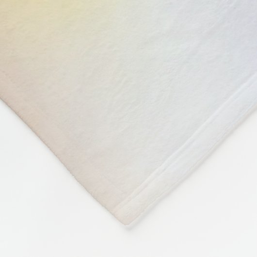 Biene auf einer Kirsche-Blume Fleecedecke (Ecke)