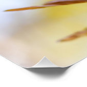 Biene auf einer Kirsche-Blume Poster (Ecke)