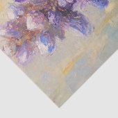 Biene auf einer Lila Lupine Blume Decoupage Seidenpapier (Detail)