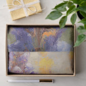 Biene auf einer Lila Lupine Blume Decoupage Seidenpapier (Geschenk)