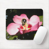 Biene auf einer Rose von Sharon Mousepad (Mit Mouse)