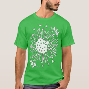 Biene auf einer Sonnenblume 76 T-Shirt