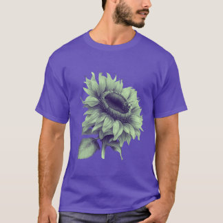 Biene auf einer Sonnenblume Gute Pflanze T-Shirt