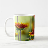 Biene auf Gaillardia Coffee Tasse (Links)