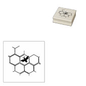 Biene auf Honeycomb Rubber-Briefmarke Gummistempel (Stempel)