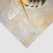 Biene auf Honig Comb mit Lavender Blume Decoupage Seidenpapier (Detail)