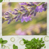 Biene auf Lavendel Geschirrtuch (Gefaltet)