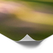Biene auf Lavendel Poster (Ecke)