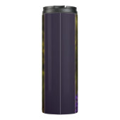 Biene auf Lavendel Thermosbecher (Rückseite)