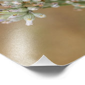 Biene auf Lavender Fotodruck (Ecke)