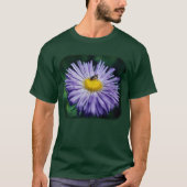 Biene auf Lila Blume T-Shirt (Vorderseite)