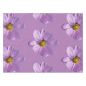 Biene auf lila Blume Tischdecke (Vorderseite (Horizontal))
