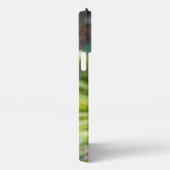 Biene auf Muscari Armeniacum, TraubenHyakinth iPhone Hülle (Rechte Seite)