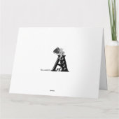 Biene auf rosa Gelben Rosen Blume Karte (Rückseite)