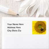 Biene auf Sonnenblume (Insitu)