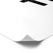 Biene auf Thyme Funny Herb Insect Pun Poster (Ecke)