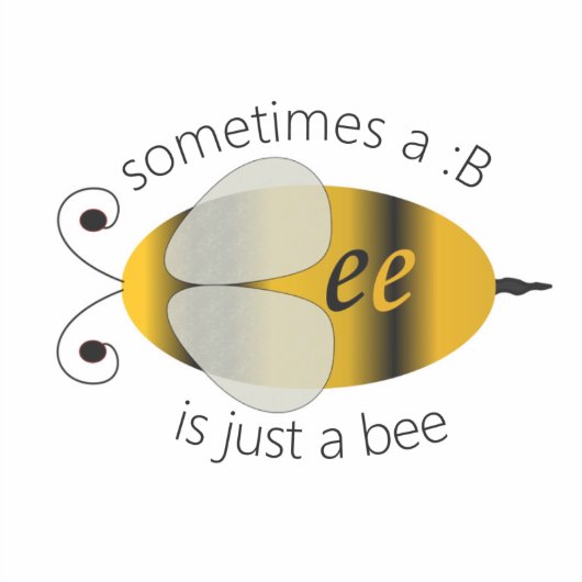 Biene Aufkleber (Vorderseite)