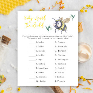 Biene - Baby auf der ganzen Welt