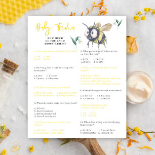 Biene - Baby Trivia Baby Showspiel