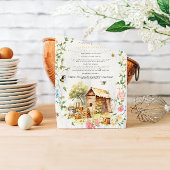 Biene Behaltend | Rustic Farm Monogram Geschirrtuch