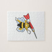 Biene bei Darts mit Dart.PNG Puzzle (Horizontal)