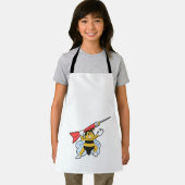 Biene bei Darts mit Dart.PNG Schürze (Insitu)