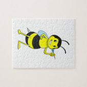 Biene bei Darts mit Dart Puzzle (Horizontal)