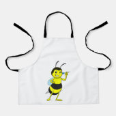 Biene bei Darts mit Dart Schürze (Vorderseite)