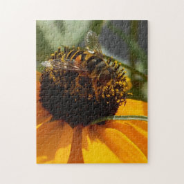 Biene bei der Arbeit - 11 x 14 Foto-Puzzlespiel Puzzle