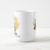 Biene bei der Arbeit Kaffeetasse (Mittel)