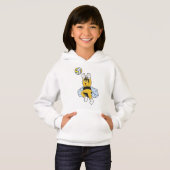 Biene beim Volleyball Sports Hoodie (Vorne ganz)