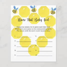 Biene - Benennen Sie das Baby Food Dusche Spiel