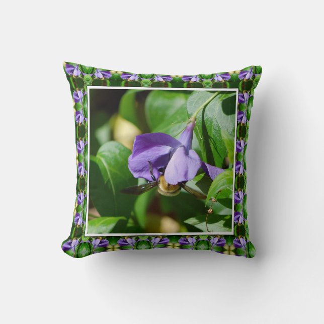 Biene beschäftigt kissen (Vorderseite)