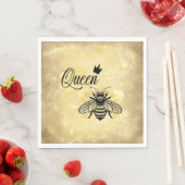 Biene bestärken Ihre Feier: Biene als Königin Serviette (Beispiel)